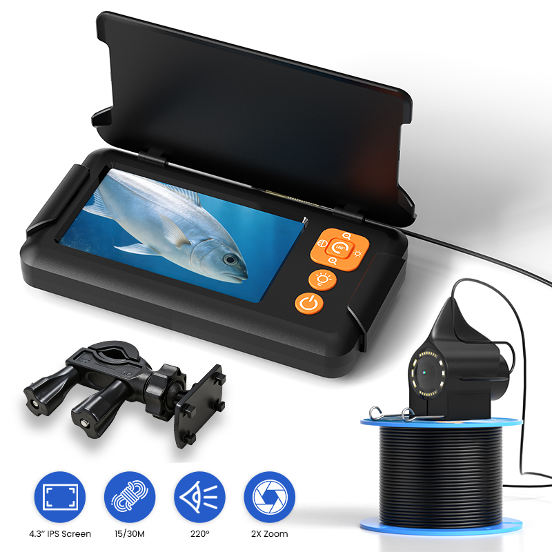 Fish Finder Cable - Câmera de Pesca com Tela de